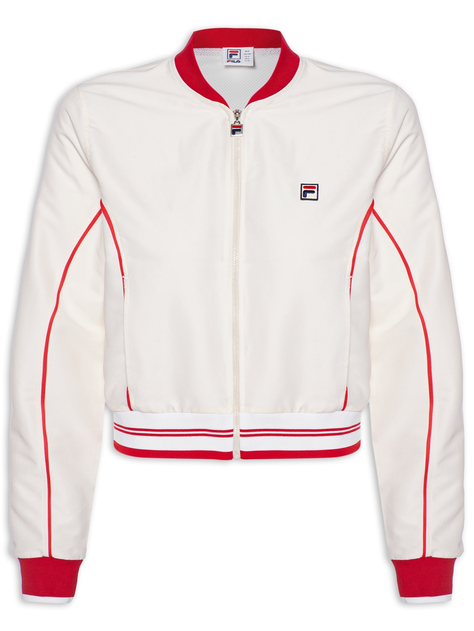 Jaqueta Feminina Bomber F-Box Branco Fila