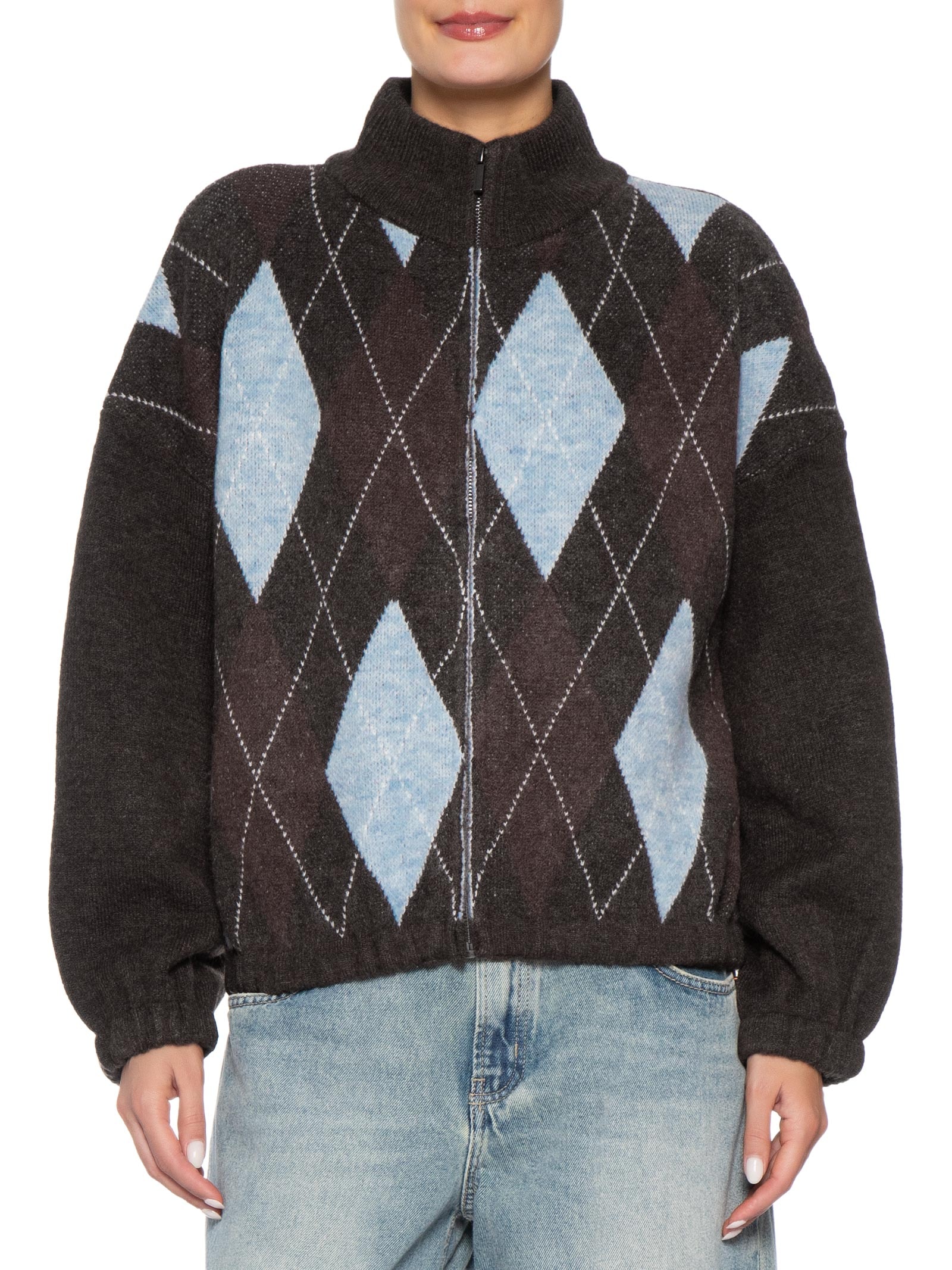 Jaqueta Feminina Bomber Luxe Tuck Marrom Cotton On