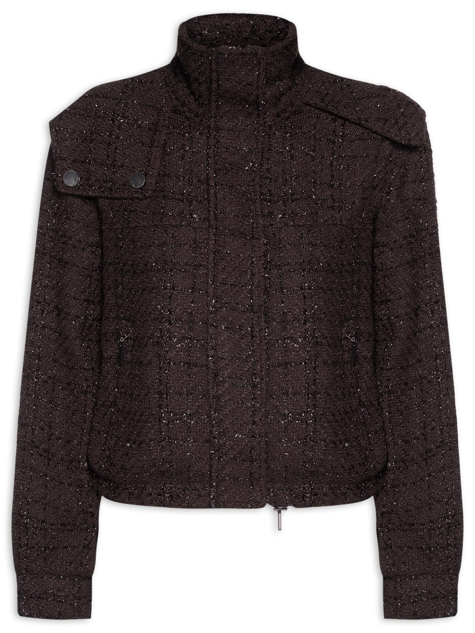 Jaqueta Feminina Bomber Nira Marrom Le Lis