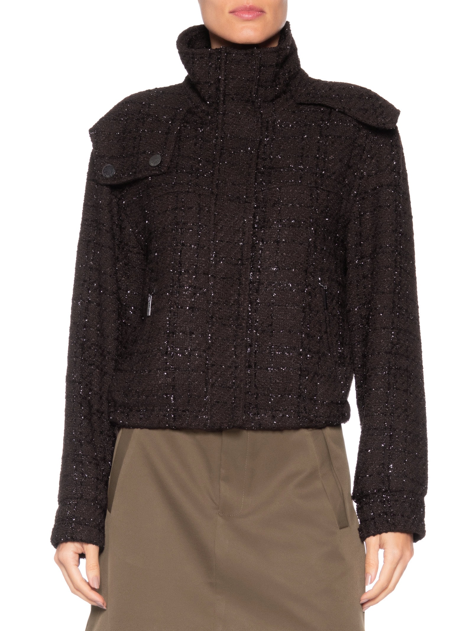 Jaqueta Feminina Bomber Nira Marrom Le Lis