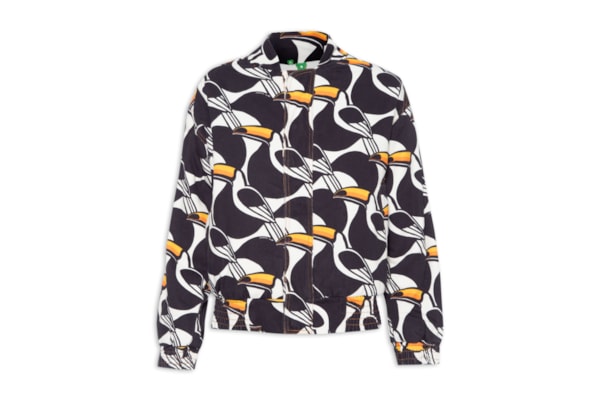 Jaqueta Feminina Bomber Sarja Copatucano - Preto