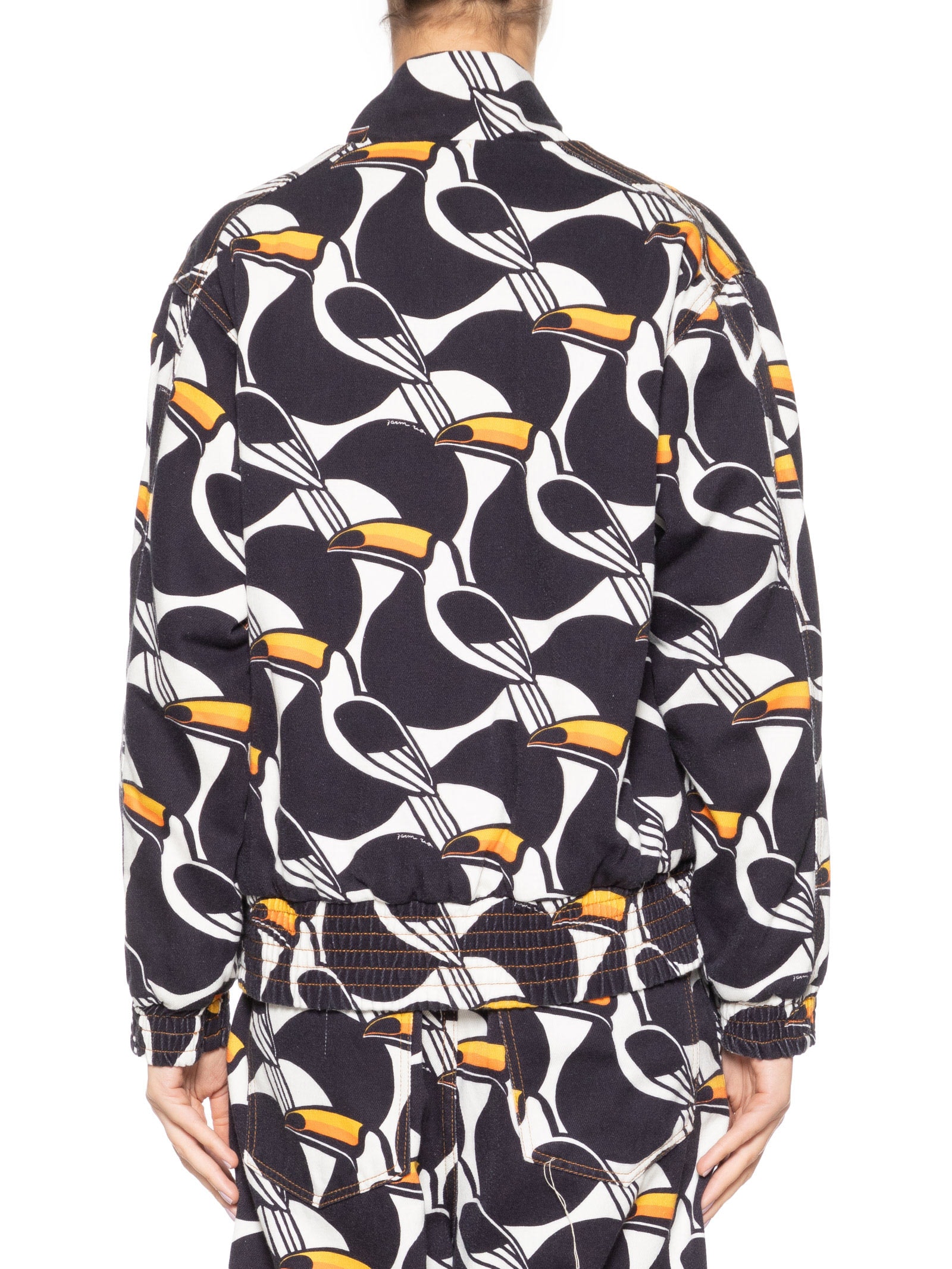 Jaqueta Feminina Bomber Sarja Copatucano Preto Farm