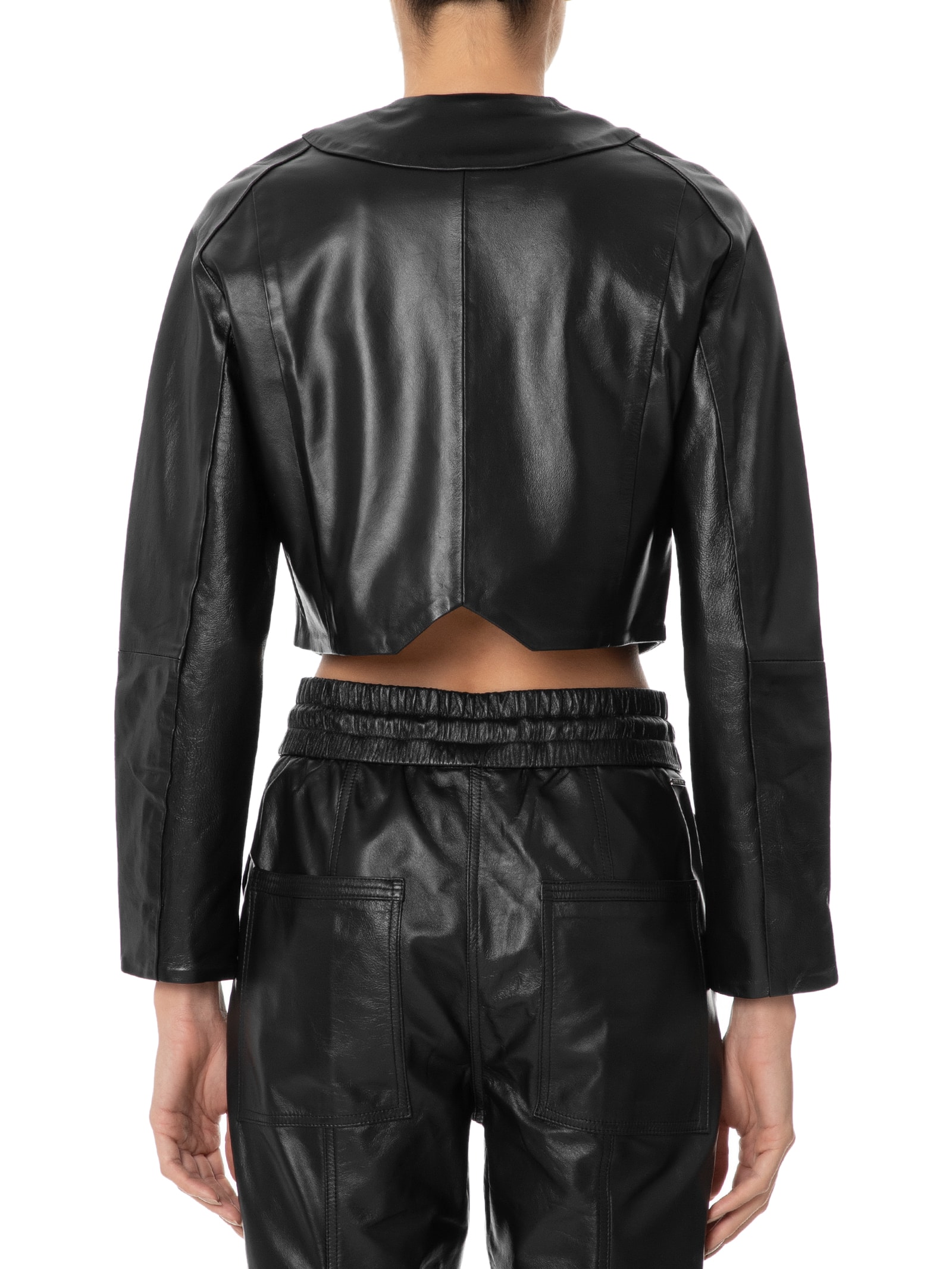 Jaqueta Feminina Bruna Couro Preto Le Lis