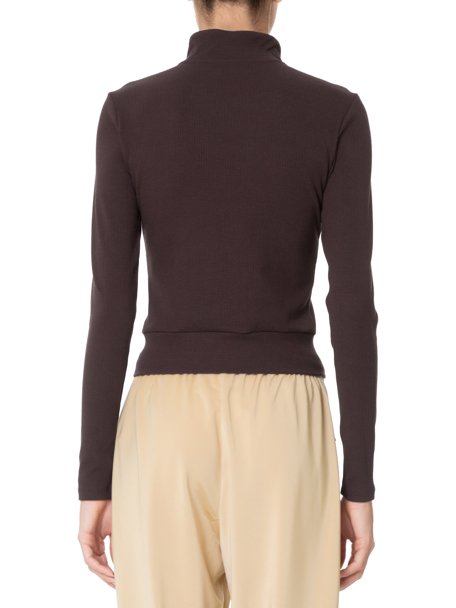 Jaqueta Feminina Canelada Zíper Essentials - Adidas Originals - Marrom