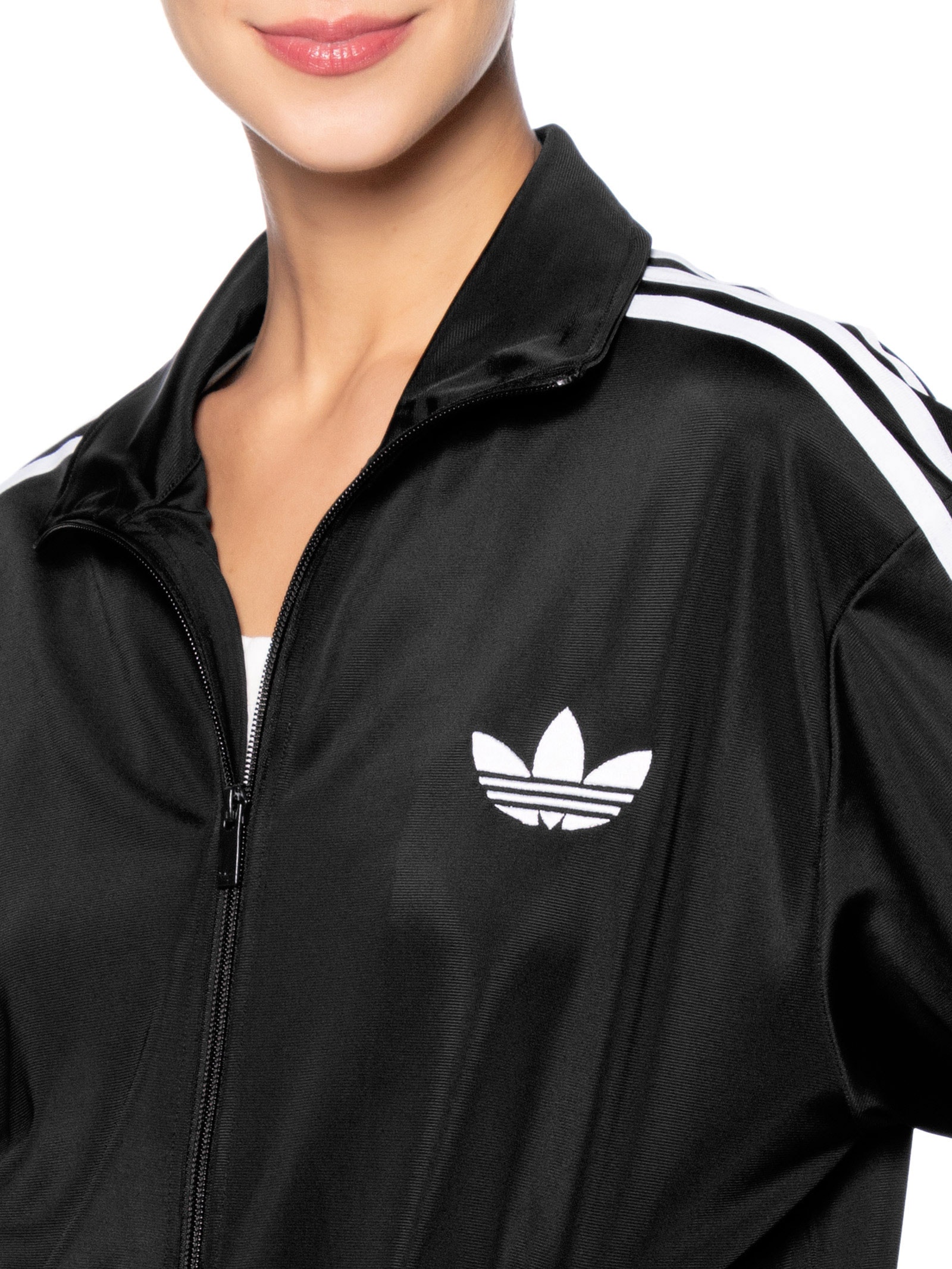 Adidas Originals Jaqueta Feminina Classic Firebird TT Preto