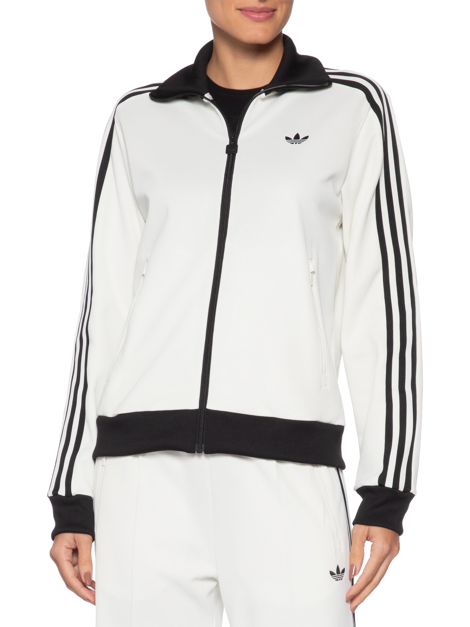 Jaqueta Feminina Classic Track Top Branco Adidas Originals