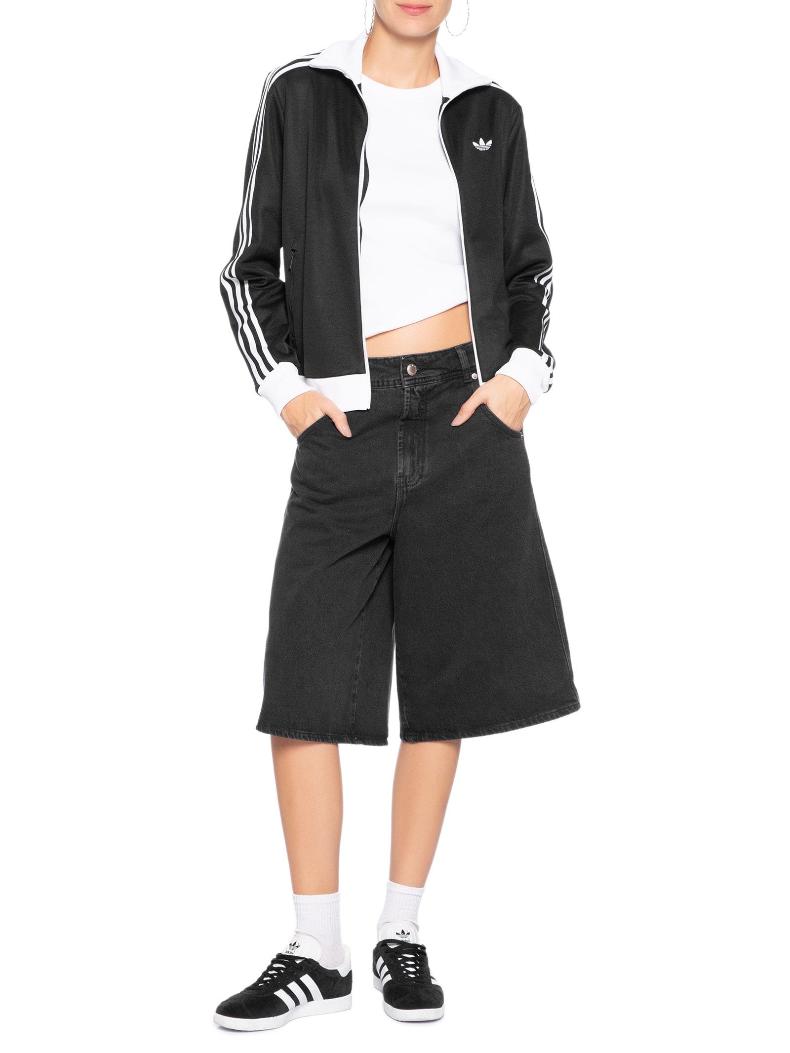 Jaqueta Feminina Classic Track – Preto Adidas Originals