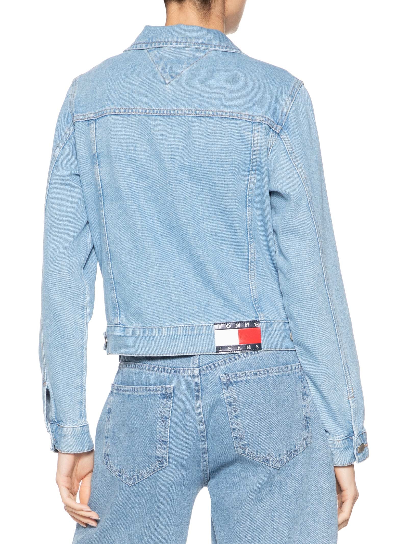 Jaqueta Feminina Classic Trucker Jacket BI8110 Azul Tommy Jeans