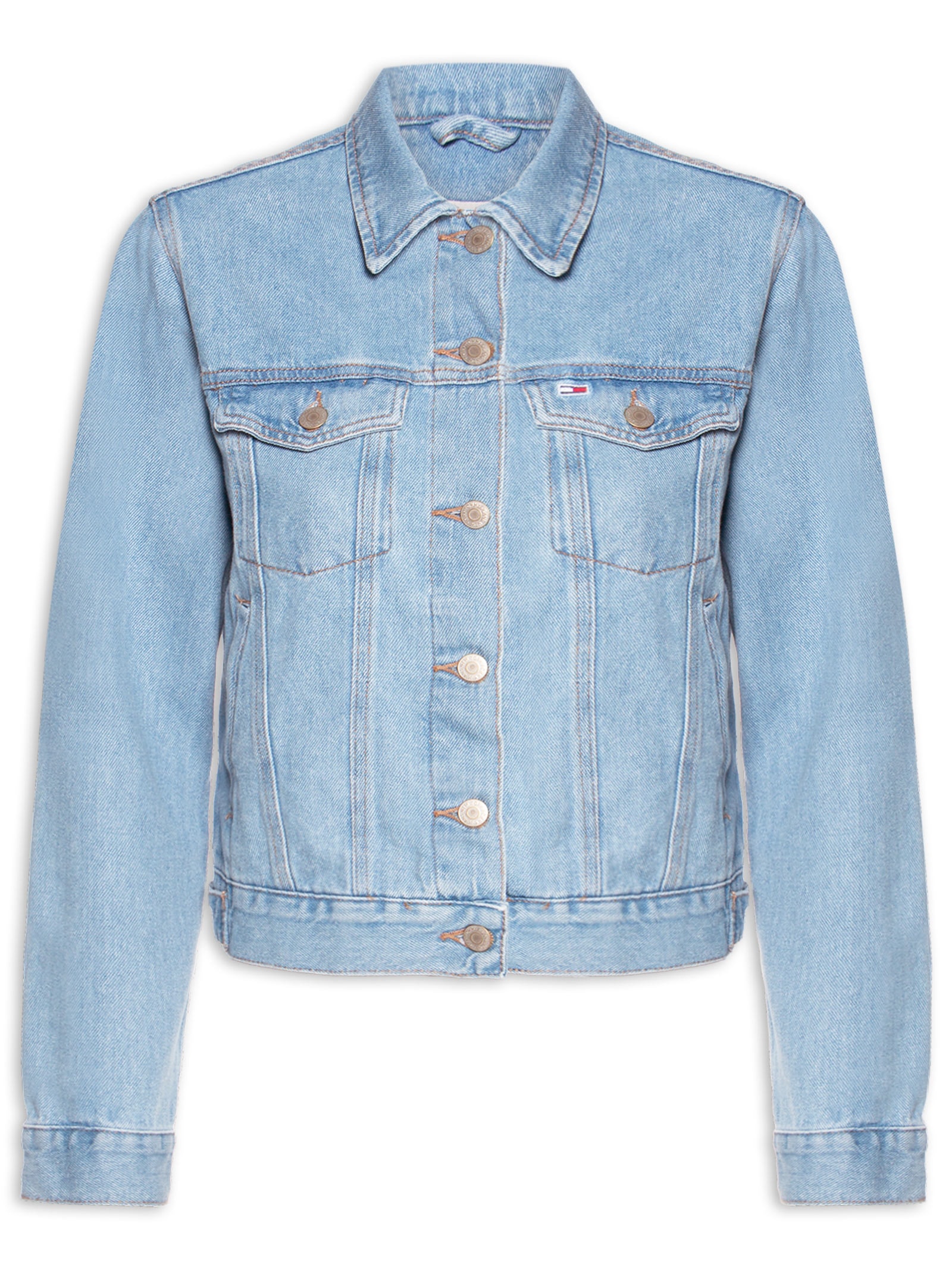 Jaqueta Feminina Classic Trucker Jacket BI8110 Azul Tommy Jeans