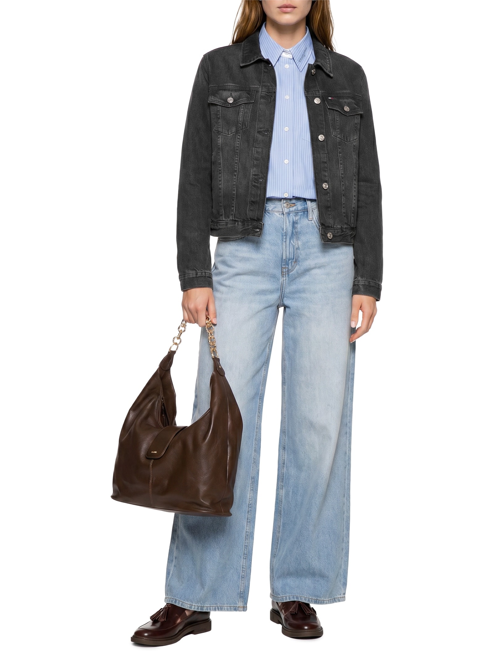 Jaqueta Feminina Classic Trucker Preto Tommy Jeans