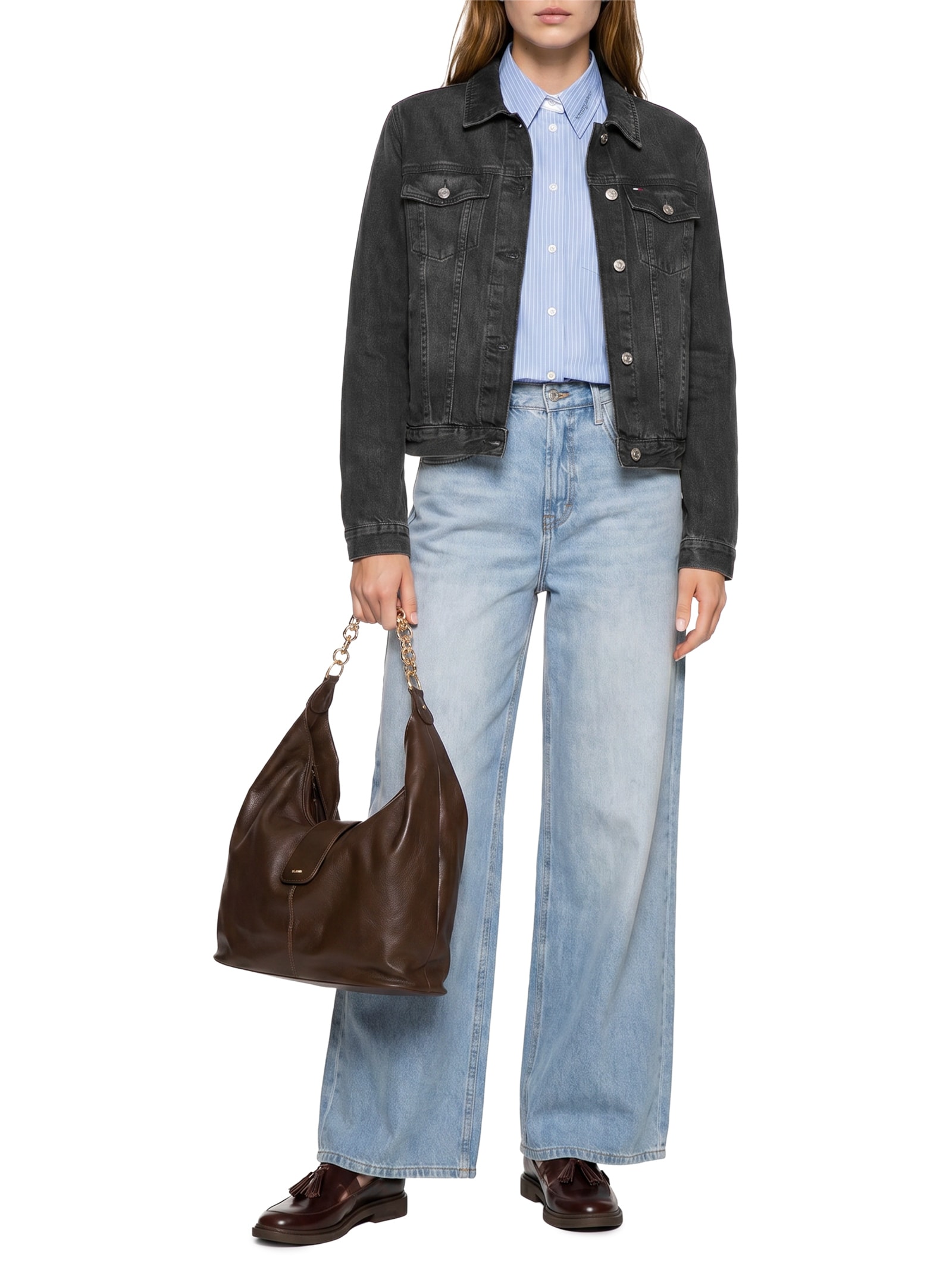 Jaqueta Feminina Classic Trucker Preto Tommy Jeans