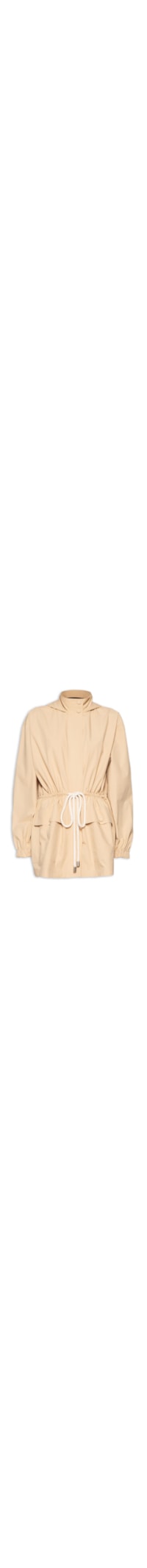 Jaqueta Feminina Com Capuz - Bege