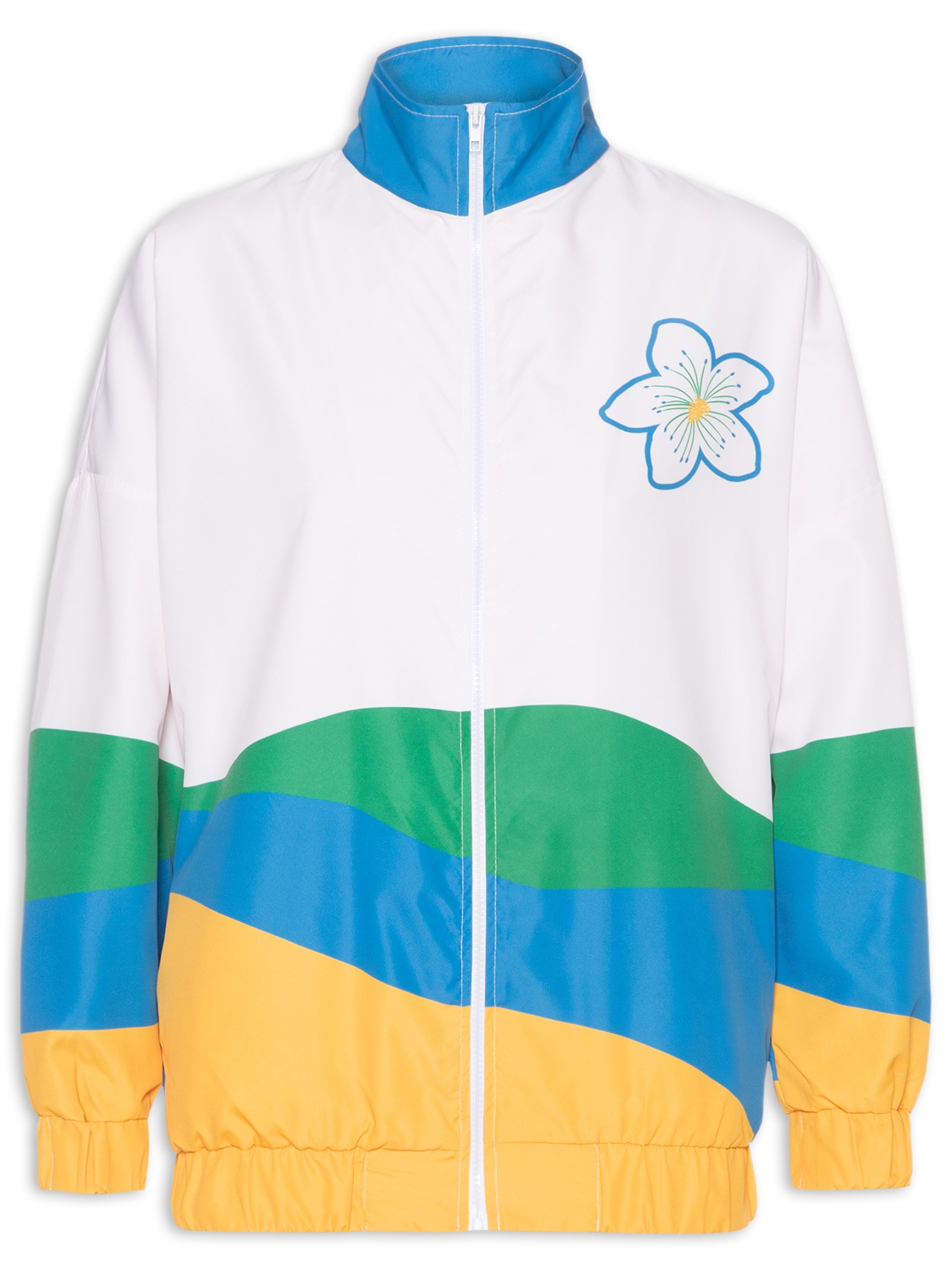 Jaqueta Feminina Corta Vento Estampada Off White Market 33