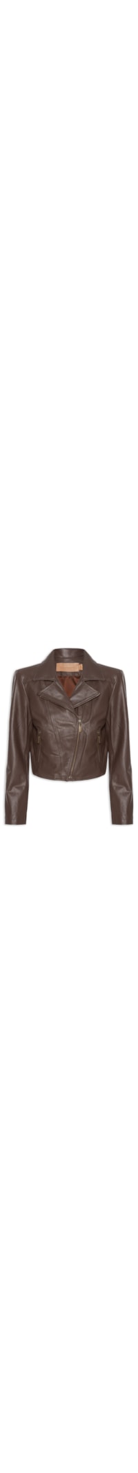 Jaqueta Feminina Couro Perfecto Francis - Marrom