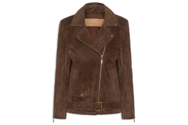 Jaqueta Feminina Couro Perfecto Long - Marrom