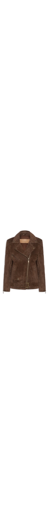 Jaqueta Feminina Couro Perfecto Long - Marrom