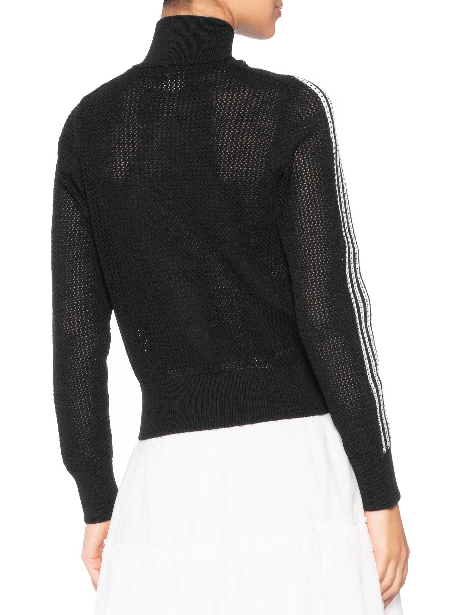Jaqueta Feminina Crochet Track Top - Preto - Adidas Originals