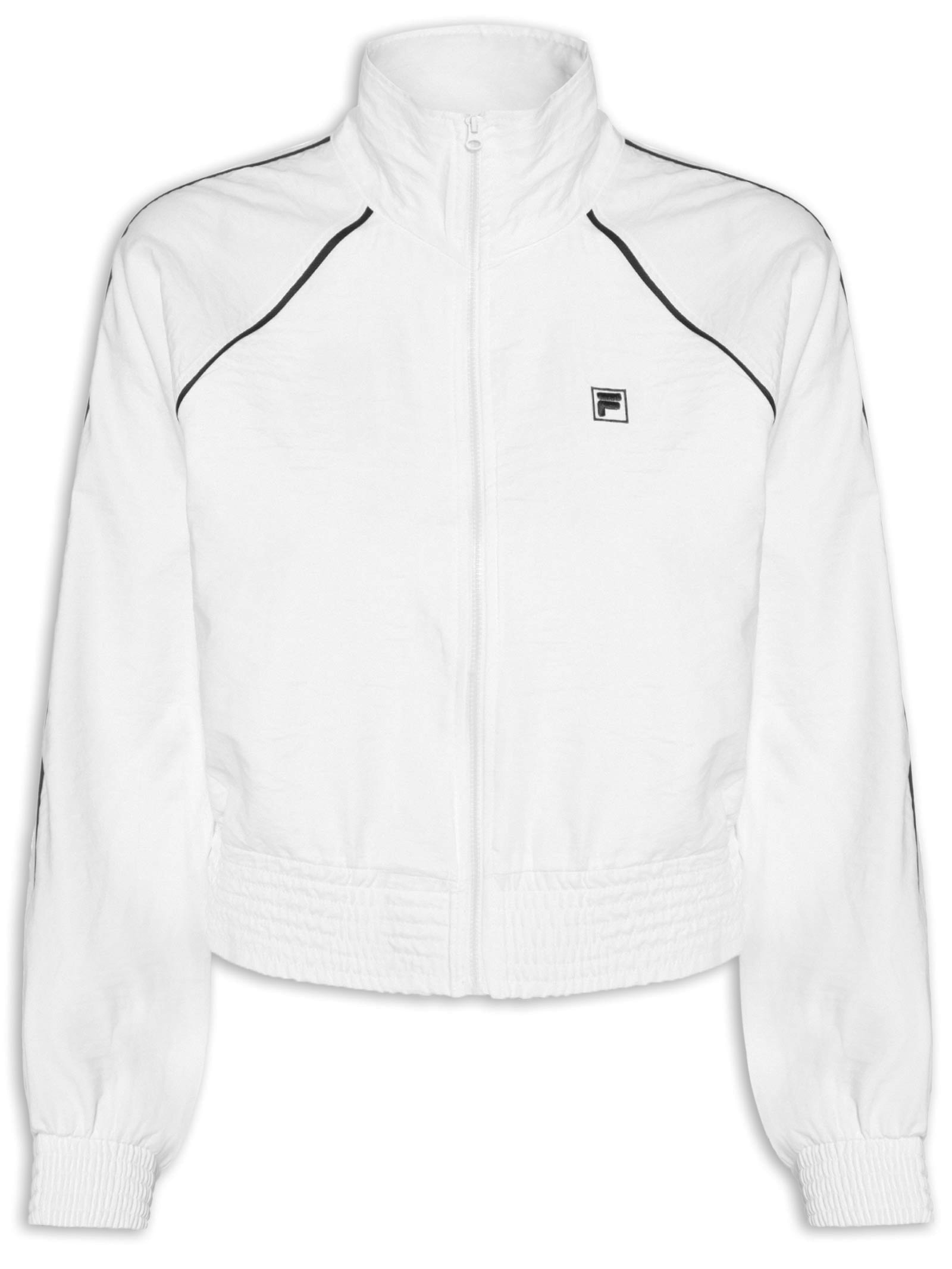 Jaqueta Feminina Cropped F-Box Branco Fila
