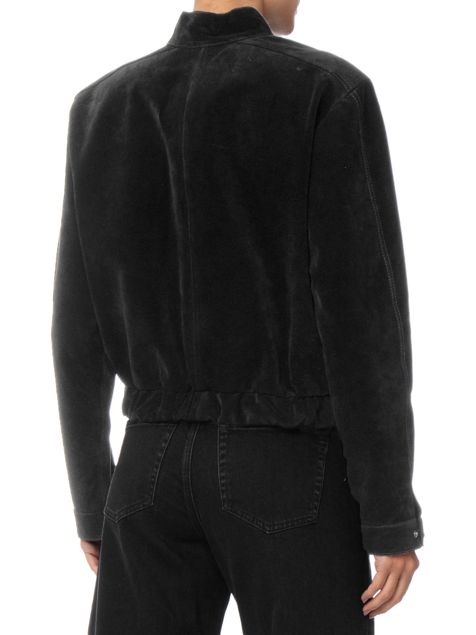 Jaqueta Feminina Cropped Willow Preto Studio Kalline