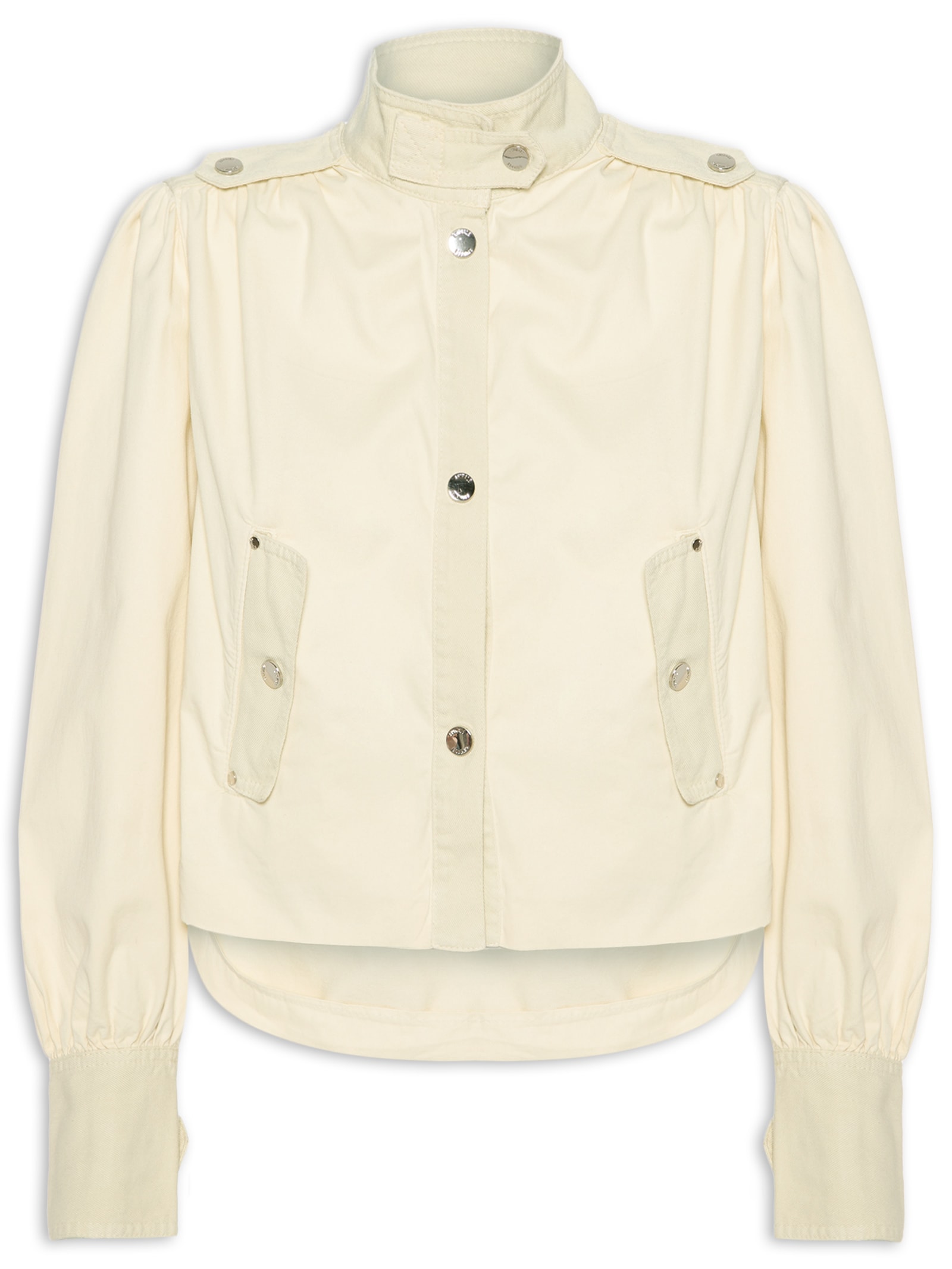 Jaqueta Feminina De Sarja Mix Clean Verde Animale