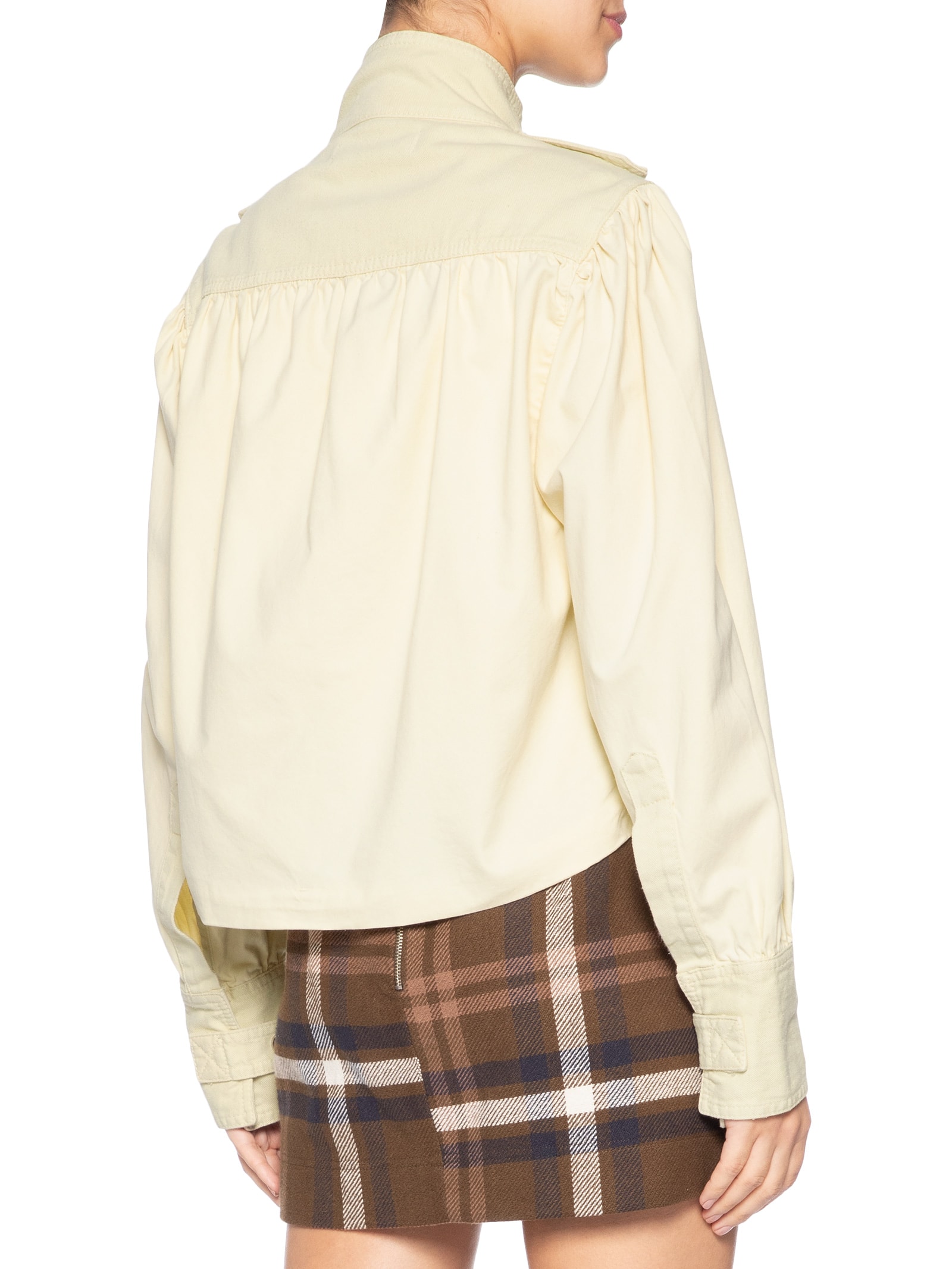 Jaqueta Feminina De Sarja Mix Clean Verde Animale
