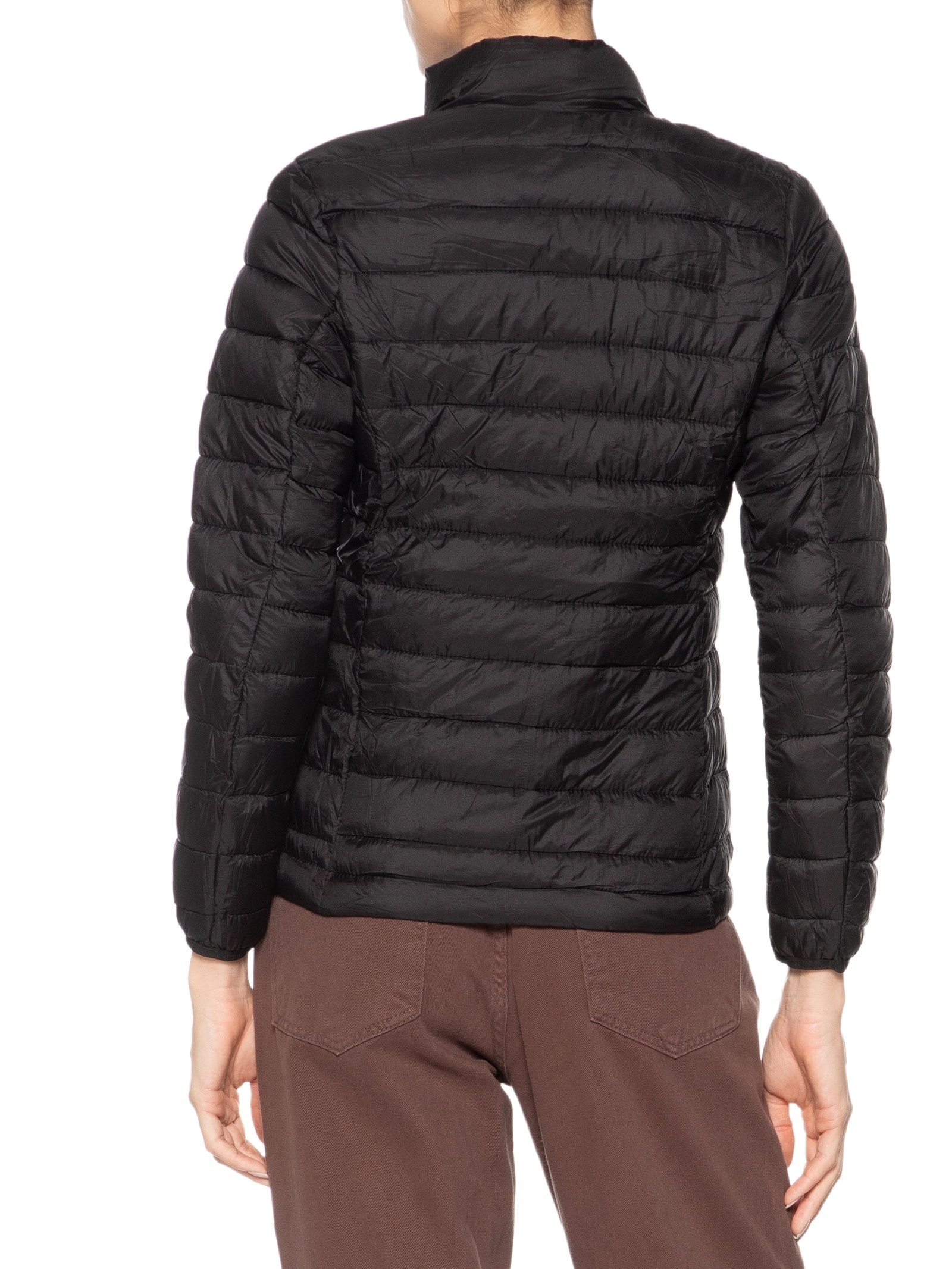 Jaqueta Feminina Dois Em Um Capuz Removível Azul Basiq