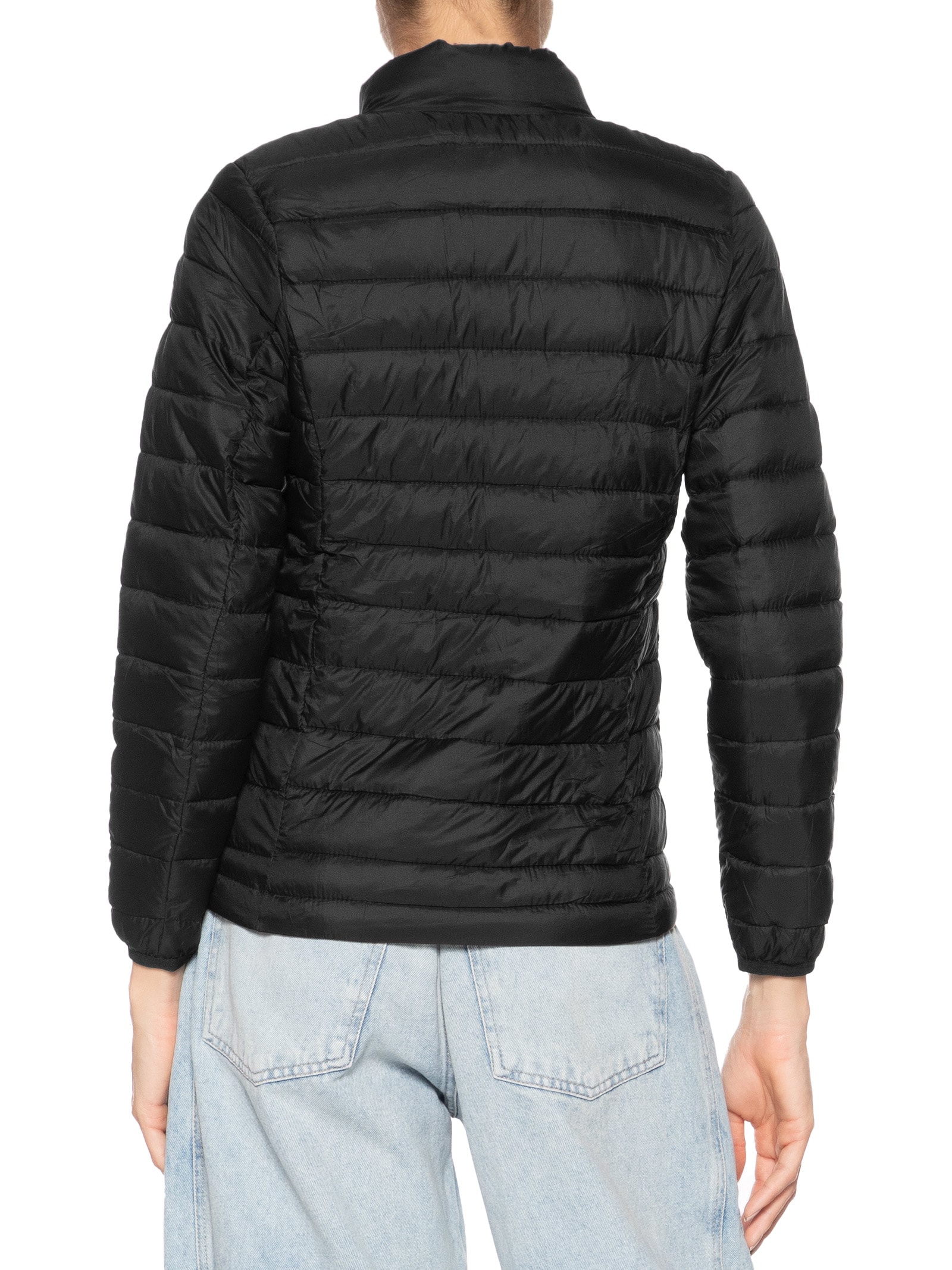 Jaqueta Feminina Dois Em Um Capuz Removível Bege Basiq