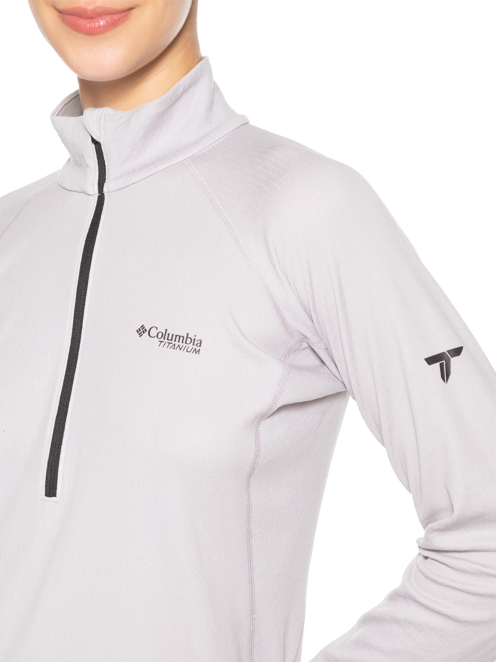 Jaqueta Feminina Driventure™ Half Zíper Roxo Columbia