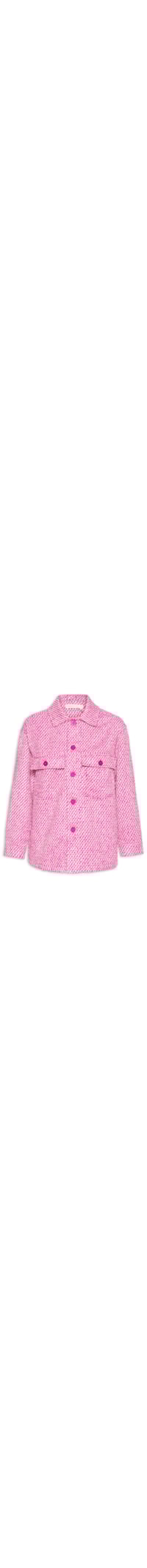 Jaqueta Feminina Em Tweed - Rosa