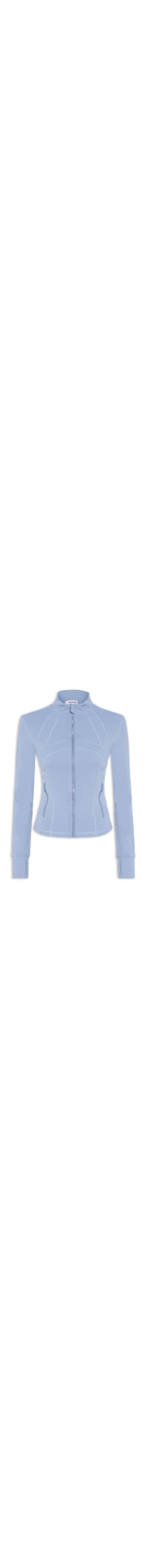 Jaqueta Feminina Esportiva Justa Ao Corpo - Azul