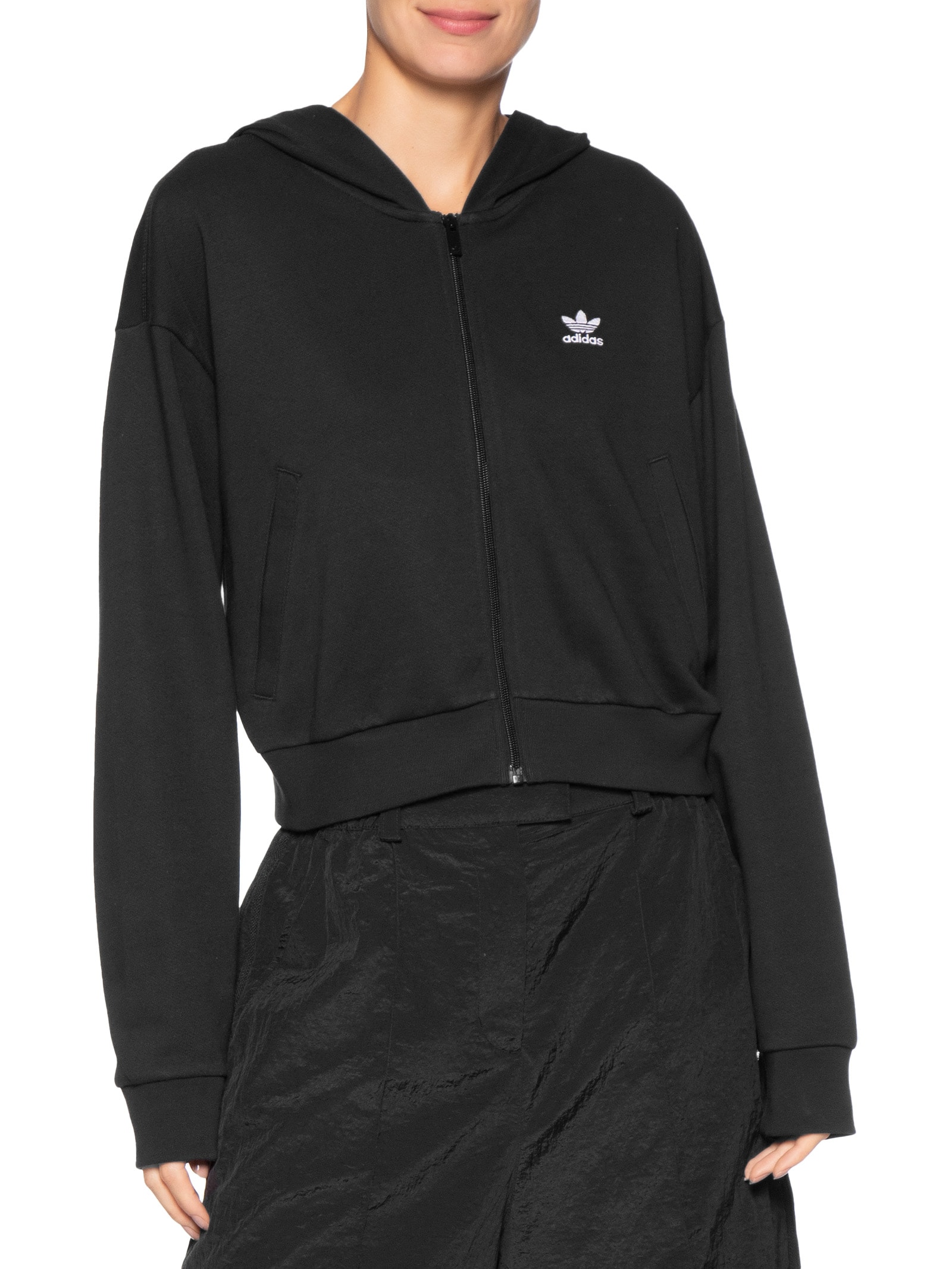 Jaqueta Feminina Essential Ft Hd Preto Adidas Originals