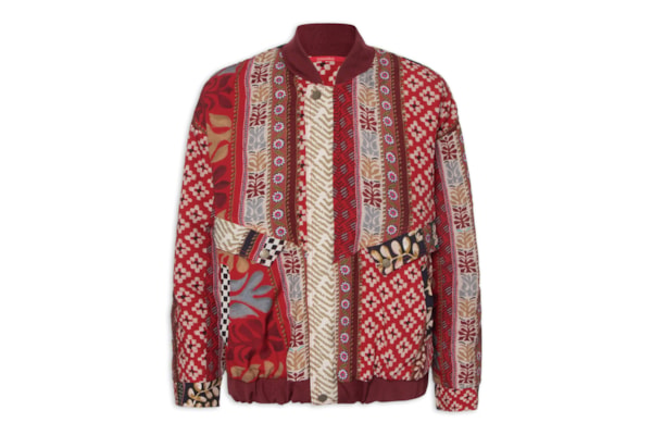 Jaqueta Feminina Estampa Ravena - Vermelho
