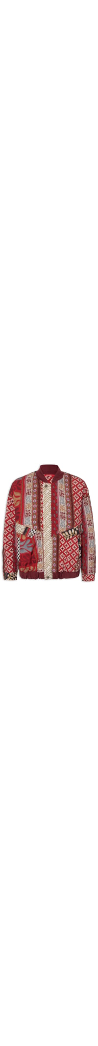 Jaqueta Feminina Estampa Ravena - Vermelho