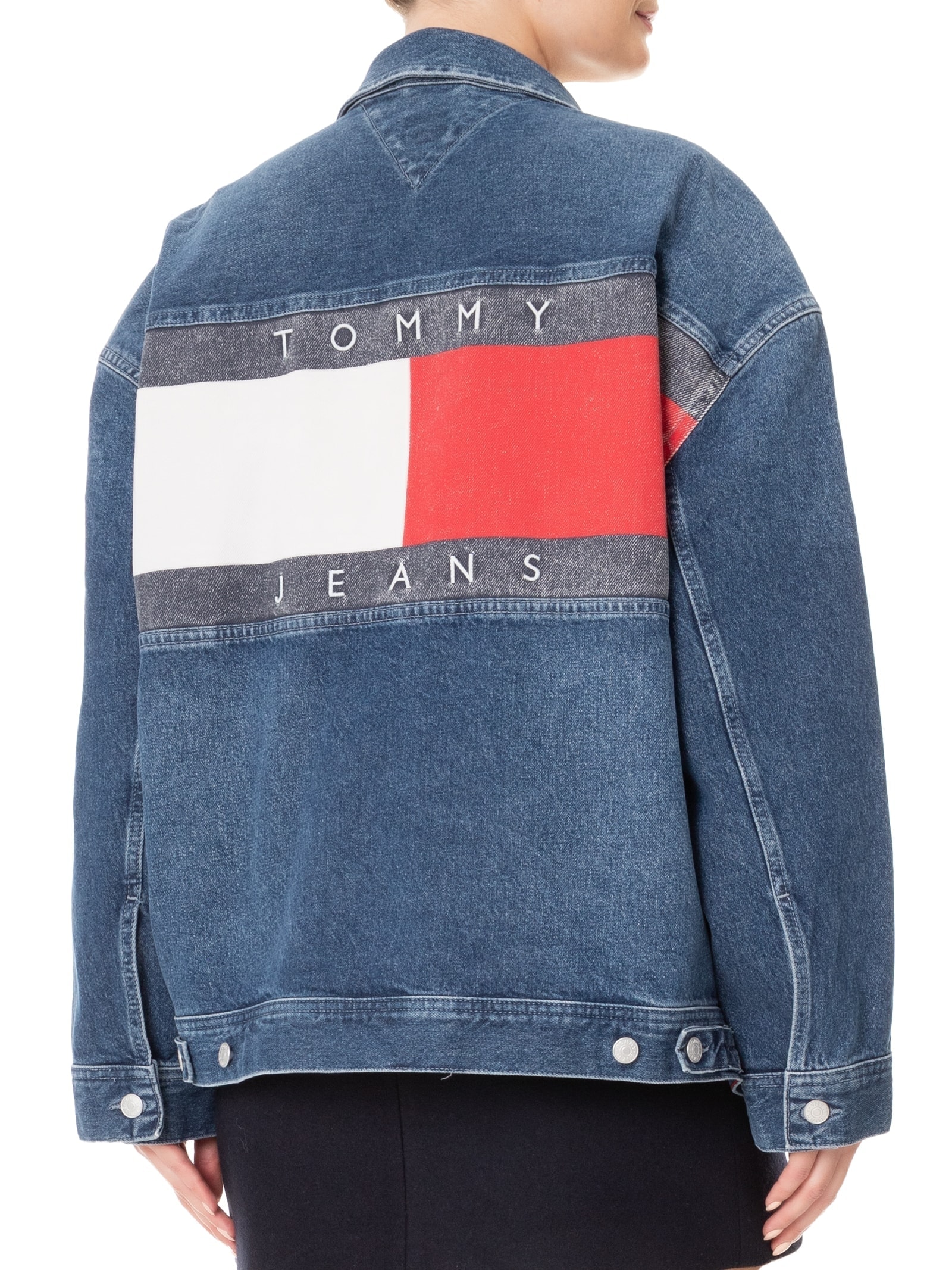 Jaqueta Feminina Faisy Over RWB Azul Tommy Jeans