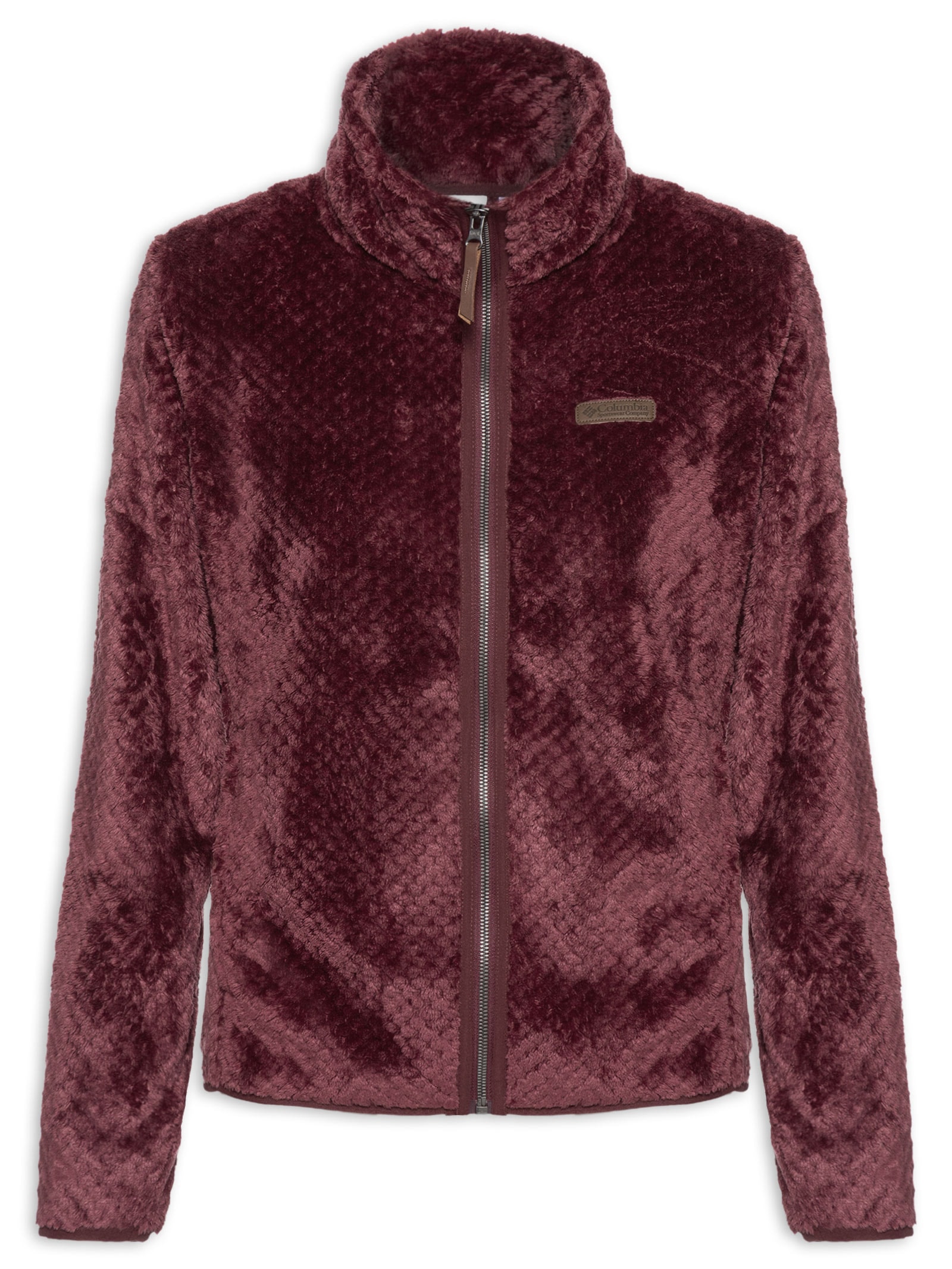 Jaqueta Feminina Fire Side II Sherpa Fz Vermelho Columbia