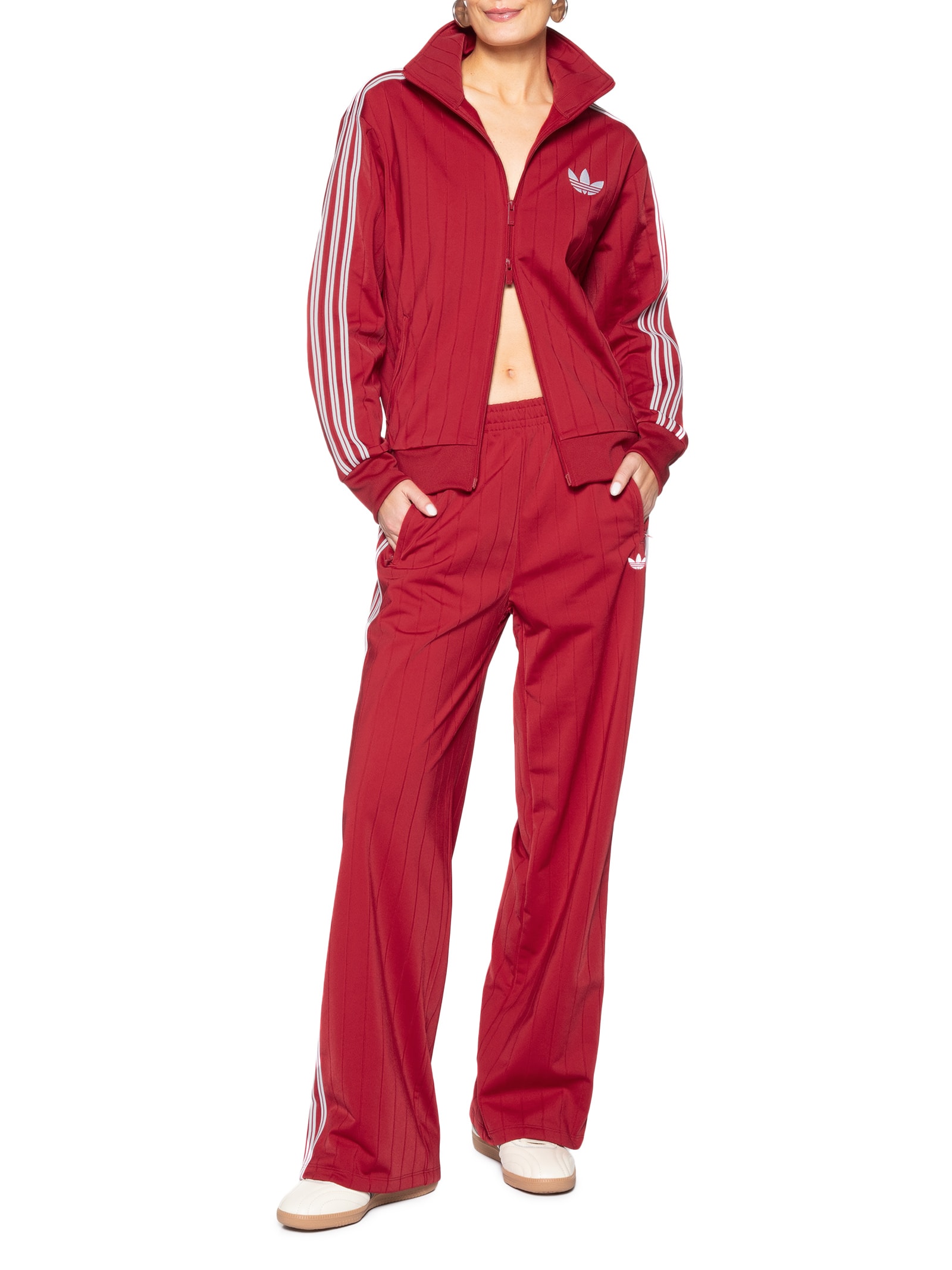 Jaqueta Feminina Firebird Adicolor Vermelho Adidas Originals