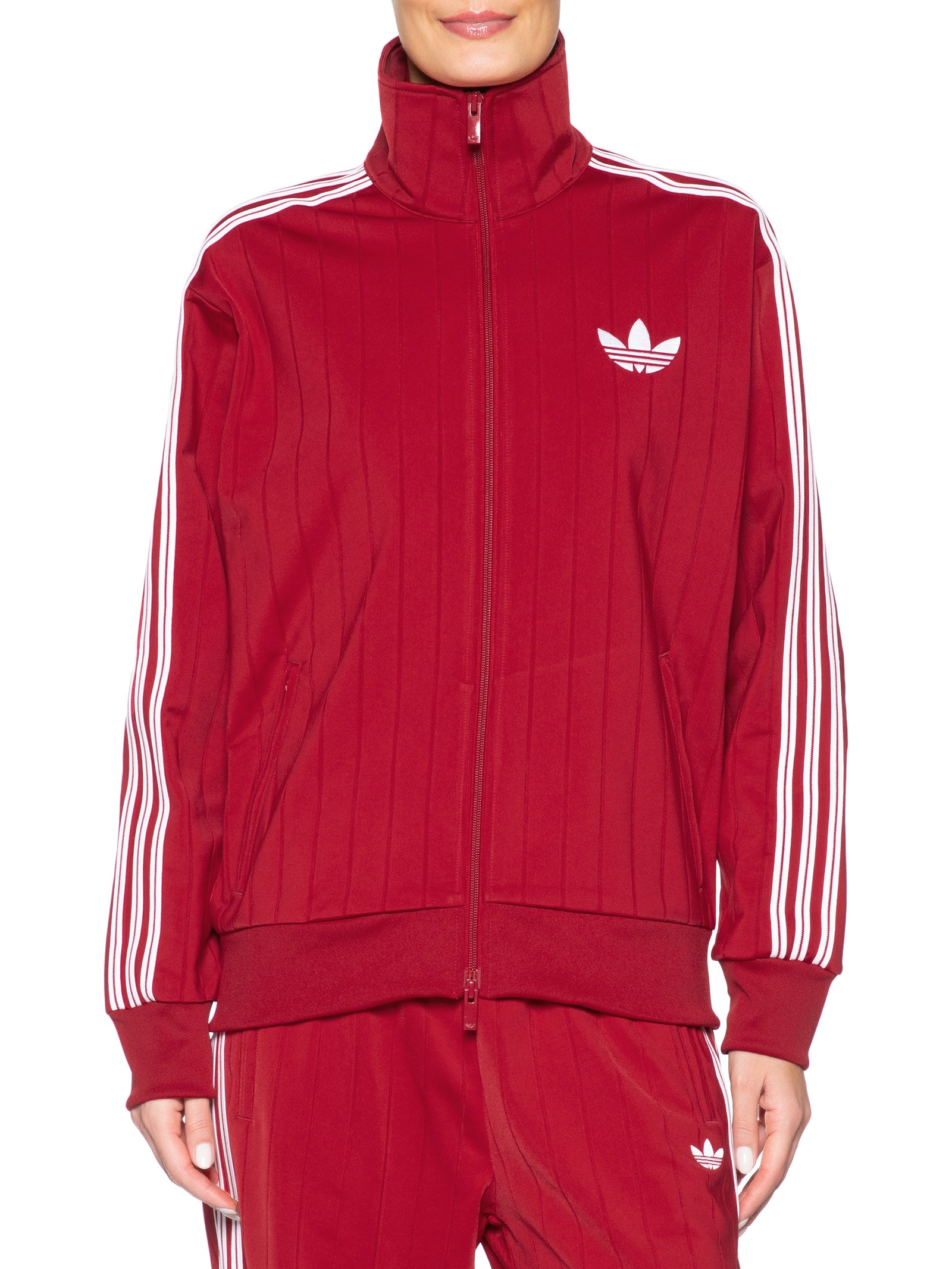 Jaqueta Feminina Firebird Adicolor Vermelho Adidas Originals