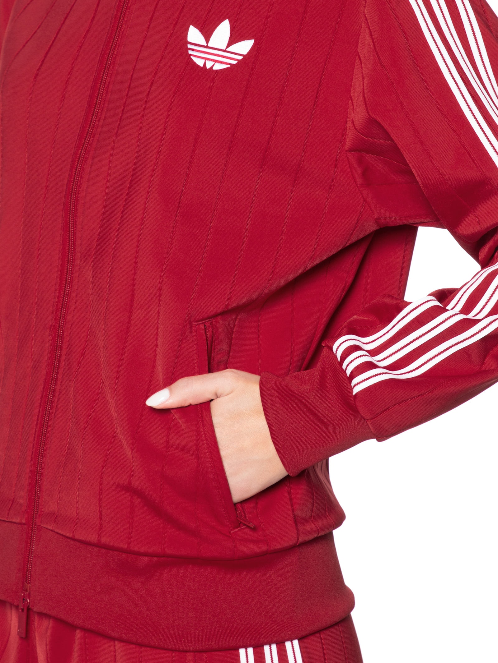 Jaqueta Feminina Firebird Adicolor Vermelho Adidas Originals