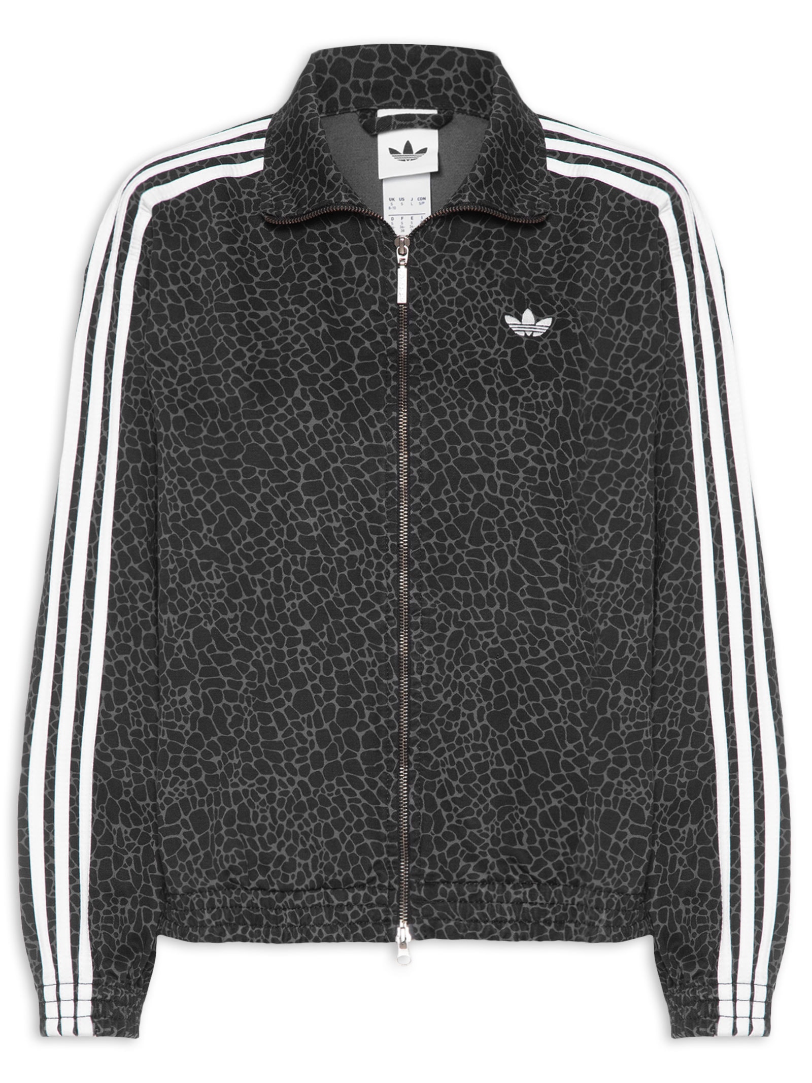 Jaqueta Feminina Firebird Oversized Denim Preto Adidas Originals