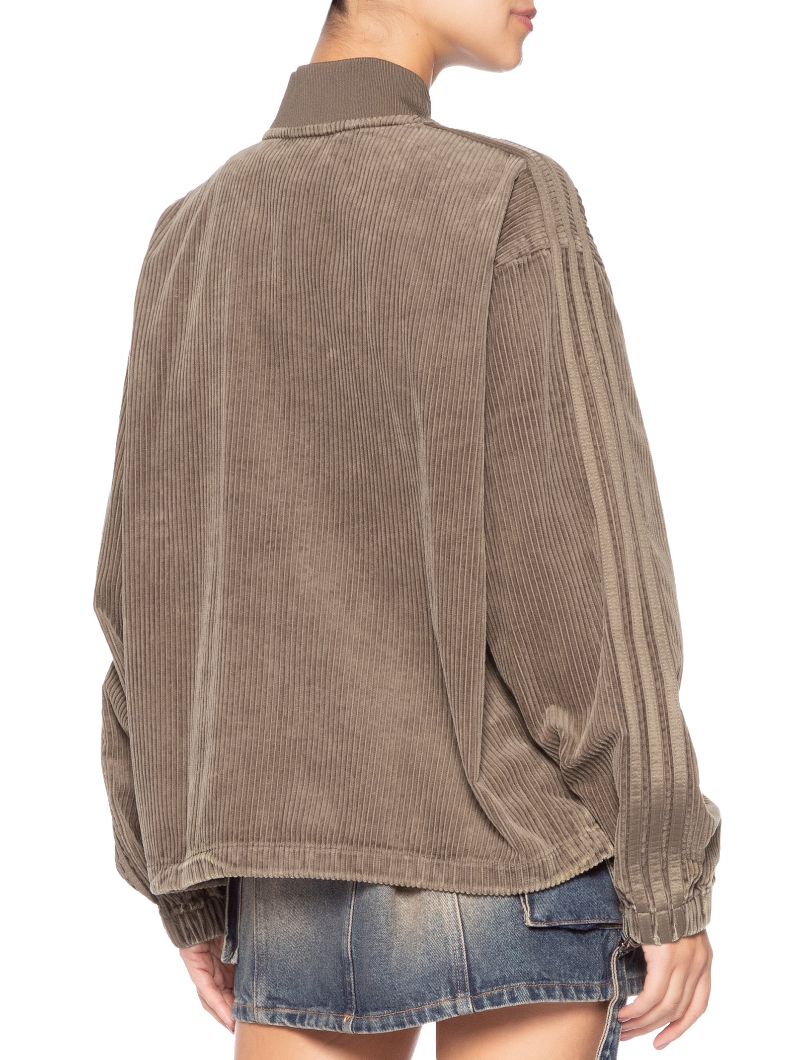 Jaqueta Feminina Firebird Oversized Marrom Adidas Originals