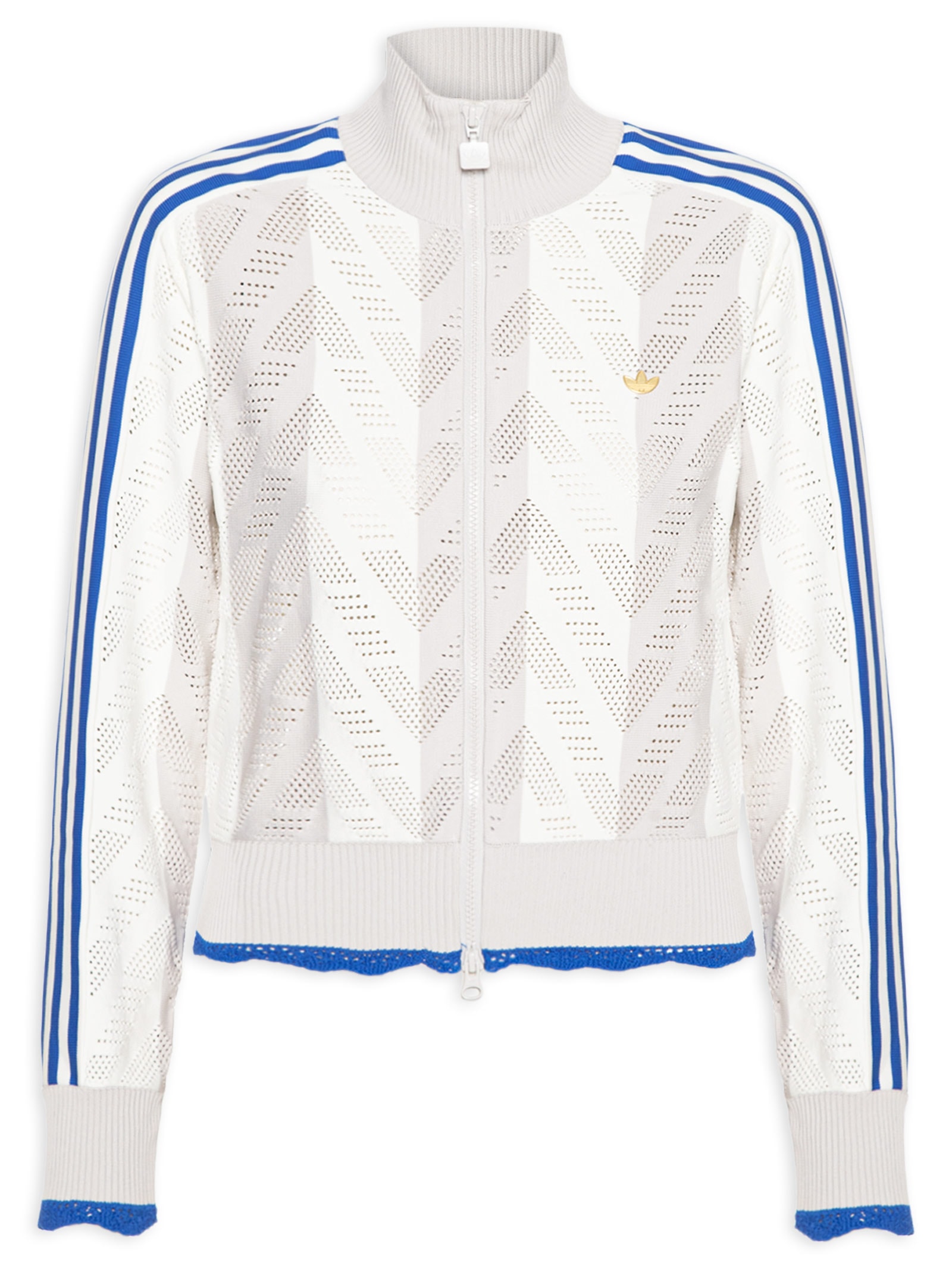 トップス FCRB 21AW TRACK JACKET & RIBBED PANTS Jaqueta Feminina Firebird Track Top - Branco - Adidas Originals