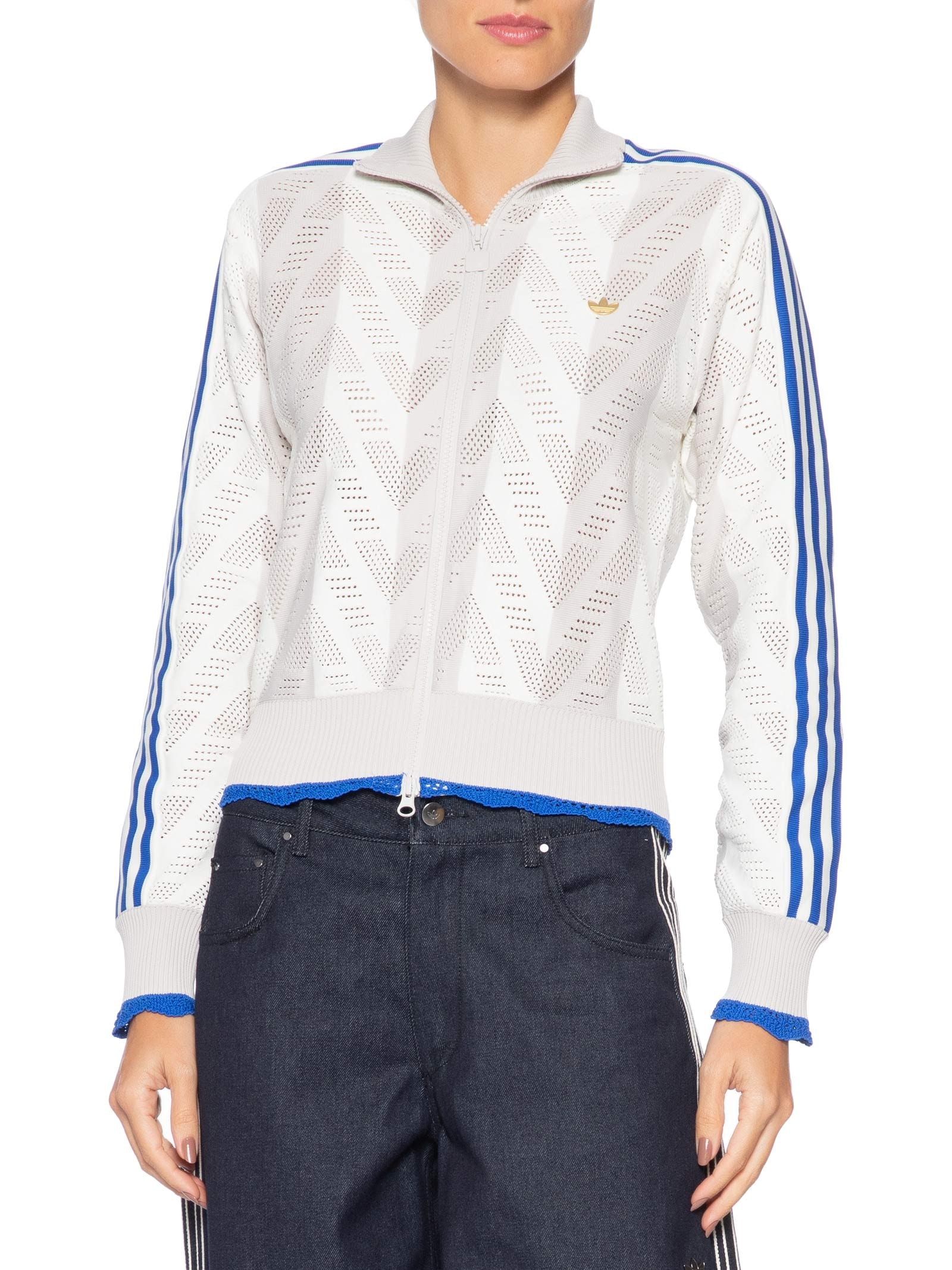 Jaqueta Feminina Firebird Track Top Branco Adidas Originals