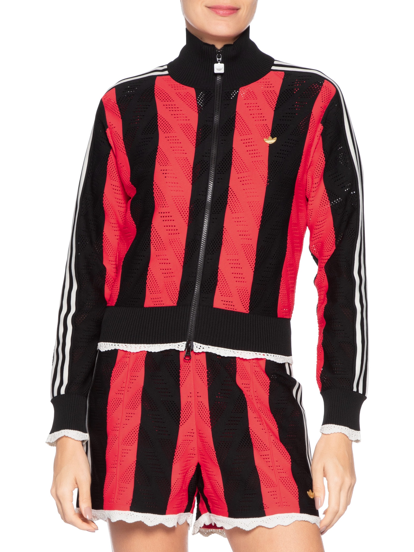 Jaqueta Feminina Firebird Track Top Vermelho Adidas Originals