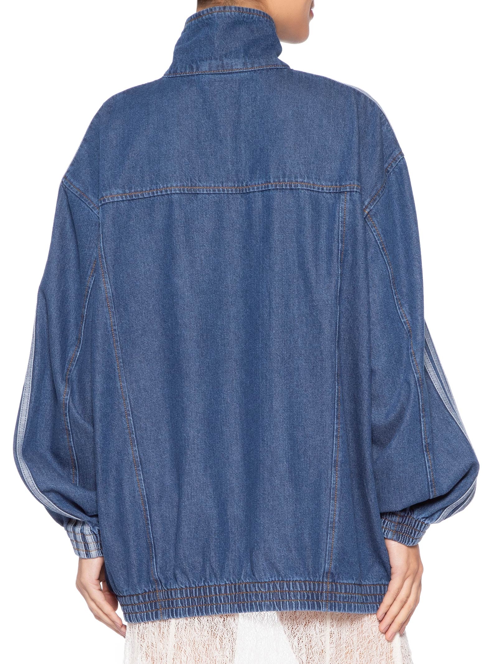 Jaqueta Feminina Firebird Tt Denim Azul Adidas Originals