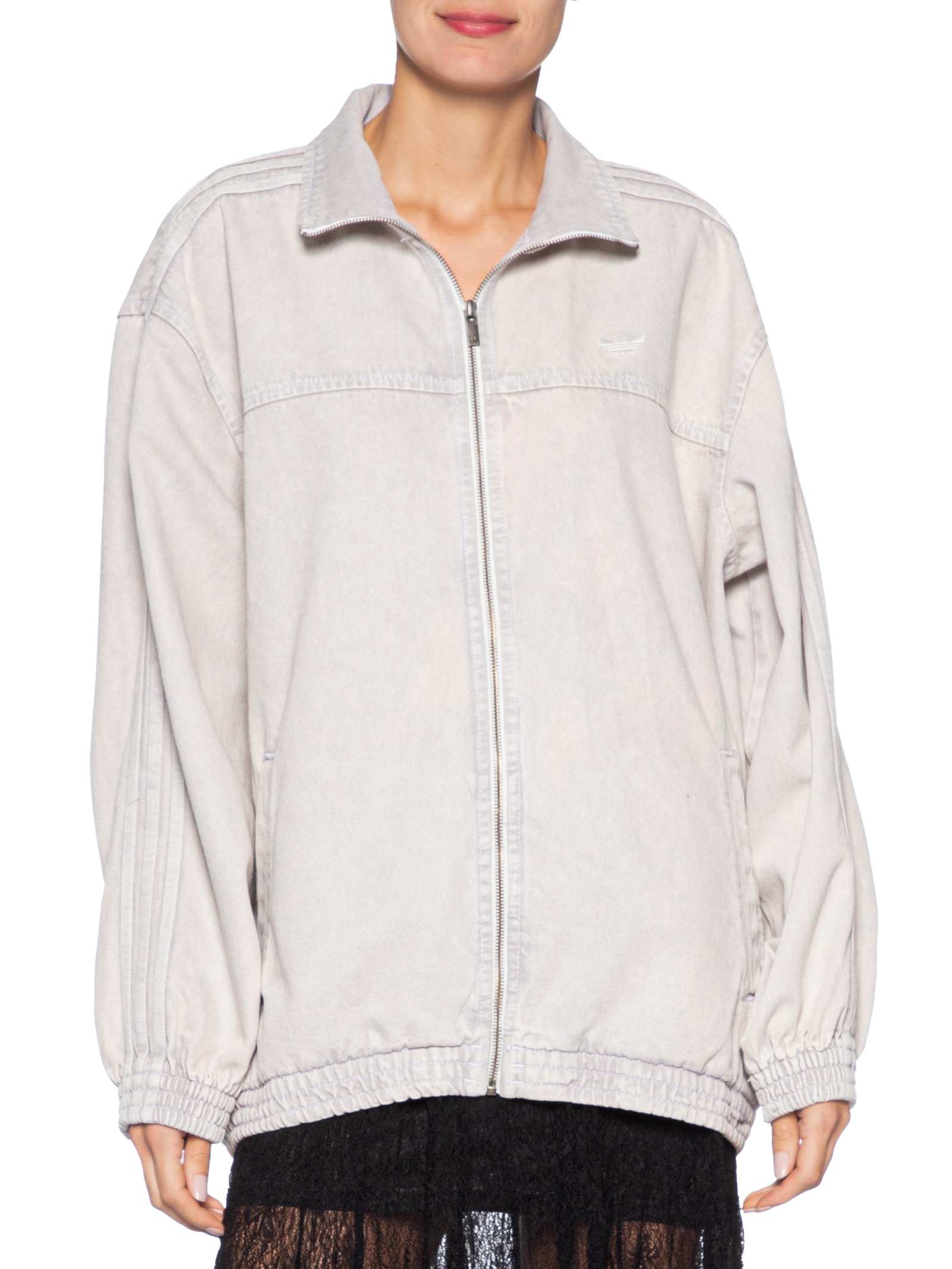 Jaqueta Feminina Firebird TT Denim – Cinza Adidas Originals