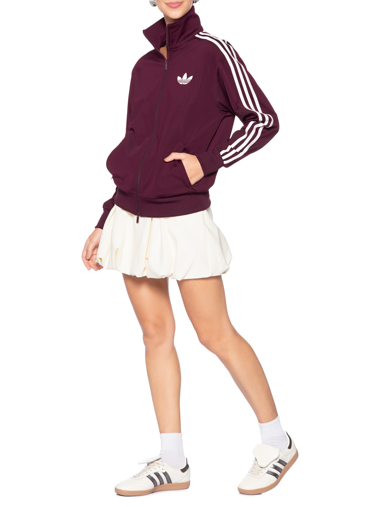 Jaqueta Feminina Firebird Tt Loose Vermelho Adidas Originals