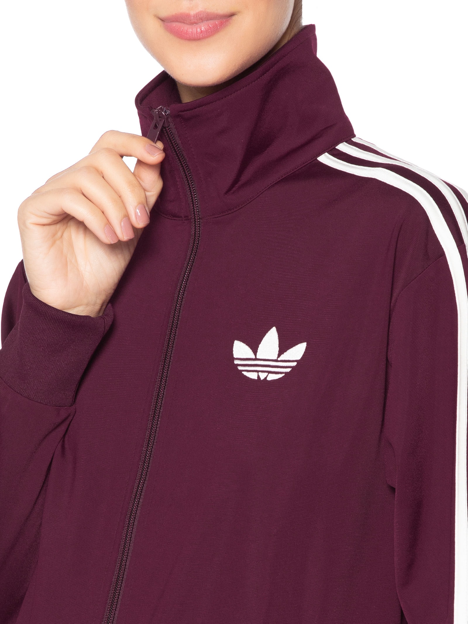Jaqueta Feminina Firebird Tt Loose Vermelho Adidas Originals