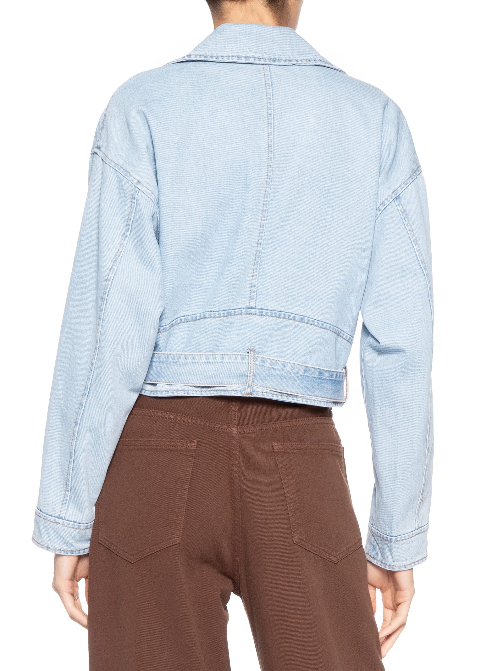 Jaqueta Feminina GIII Moto Denim Bubble Azul Levi's