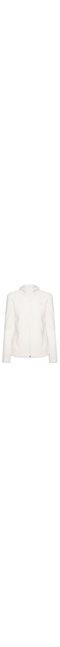 Jaqueta Feminina Glacier Full Zip Hoodie - Branco