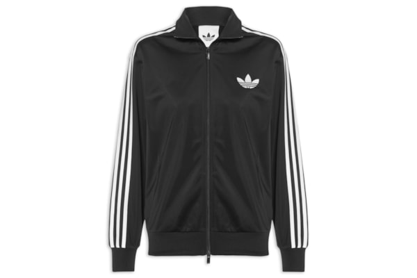 Jaqueta Feminina Gola Big Trefoil - Preto